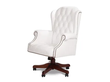 JOHNSON - Fabric executive chair with 5-spoke base with castors _ Guerra Vanni